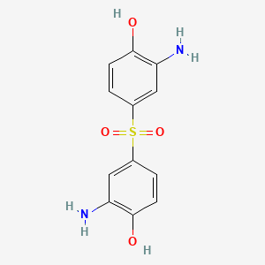 molecular formula C12H12N2O4S B1293742 3,3'-Diamino-4,4'-dihydroxydiphenyl Sulfone CAS No. 7545-50-8