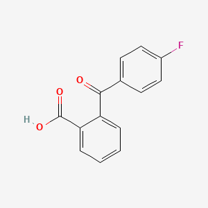molecular formula C14H9FO3 B1293745 2-(4-Fluorobenzoyl)benzoic acid CAS No. 7649-92-5