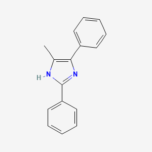 molecular formula C16H14N2 B12937456 4-Methyl-2,5-diphenylimidazole CAS No. 2654-31-1