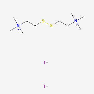 molecular formula C10H26I2N2S2 B1293754 2,2'-disulfanediylbis(N,N,N-trimethylethan-1-aminium) iodide CAS No. 10498-85-8
