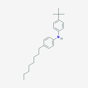 molecular formula C24H35N B12937560 4-(tert-Butyl)-N-(4-octylphenyl)aniline 