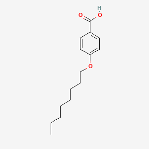 molecular formula C15H22O3 B1293767 4-n-Octyloxybenzoic acid CAS No. 2493-84-7