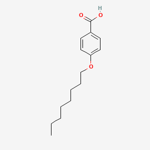 molecular formula C15H22O3 B1293767 4-辛氧基苯甲酸 CAS No. 2493-84-7