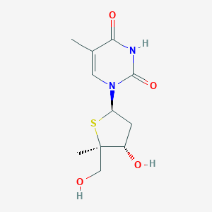 molecular formula C11H16N2O4S B129377 4'-Methyl-4'-thiothymidine CAS No. 152594-60-0