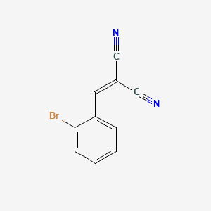 molecular formula C10H5BrN2 B1293771 2-[(2-bromophenyl)methylidene]propanedinitrile CAS No. 2698-42-2