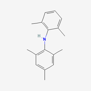 molecular formula C17H21N B12937786 N-(2,6-Dimethylphenyl)-2,4,6-trimethylaniline CAS No. 68014-58-4