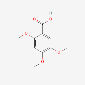 molecular formula C10H12O5 B1293779 2,4,5-三甲氧基苯甲酸 CAS No. 490-64-2