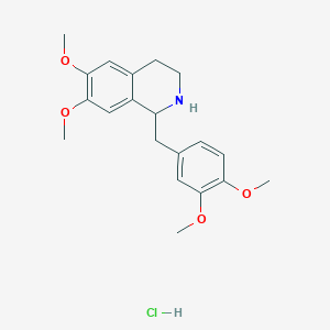 molecular formula C20H26ClNO4 B129379 (R)-Tetrahydropapaverine hydrochloride CAS No. 6429-04-5
