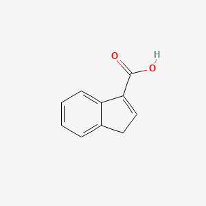 molecular formula C10H8O2 B1293808 1H-Indene-3-carboxylic acid CAS No. 14209-41-7