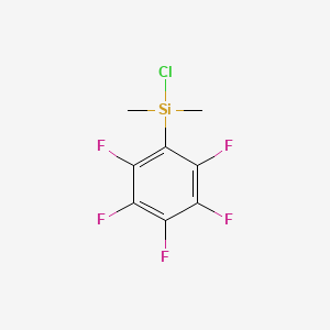 molecular formula C8H6ClF5Si B1293815 Pentafluorophenyldimethylchlorosilane CAS No. 20082-71-7