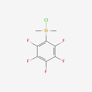 (Chloro)(perfluorophenyl)dimethylsilane