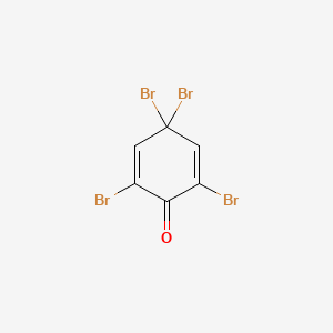 molecular formula C6H2Br4O B1293818 2,4,4,6-Tetrabromocyclohexa-2,5-dienone CAS No. 20244-61-5
