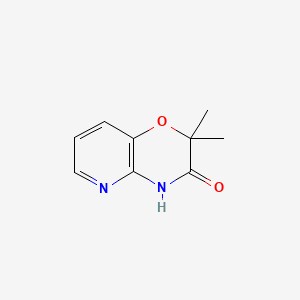 molecular formula C9H10N2O2 B1293822 2,2-dimethyl-2H-pyrido[3,2-b][1,4]oxazin-3(4H)-one CAS No. 20348-21-4