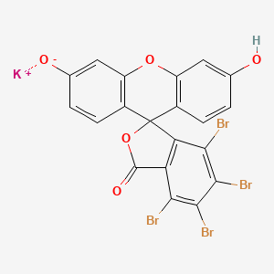 molecular formula C20H7Br4KO5 B12938245 Tetrabromofluoresceinpotassiumsalt 