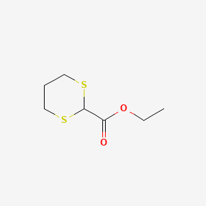 molecular formula C7H12O2S2 B1293825 Ethyl 1,3-dithiane-2-carboxylate CAS No. 20462-00-4