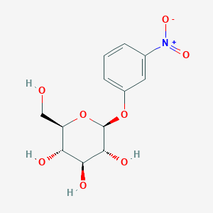 B1293829 (2R,3S,4S,5R,6S)-2-(Hydroxymethyl)-6-(3-nitrophenoxy)tetrahydro-2H-pyran-3,4,5-triol CAS No. 20838-44-2