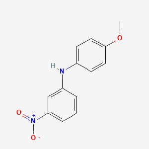 molecular formula C13H12N2O3 B12938338 N-(4-Methoxyphenyl)-3-nitroaniline CAS No. 88849-27-8