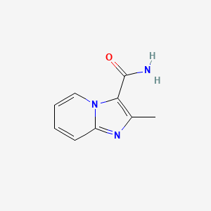 molecular formula C9H9N3O B1293838 2-Methylimidazo[1,2-a]pyridine-3-carboxamide CAS No. 21801-89-8