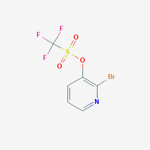 molecular formula C6H3BrF3NO3S B129384 2-Bromo-3-pyridyl trifluoromethanesulfonate CAS No. 157373-97-2
