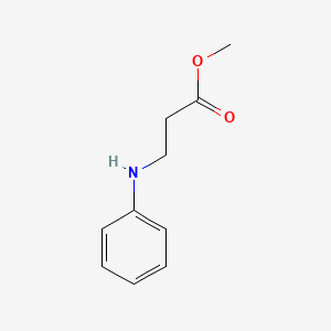 molecular formula C10H13NO2 B1293841 Methyl 3-(phenylamino)propanoate CAS No. 21911-84-2