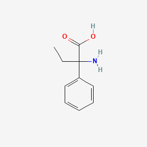 B1293846 2-Amino-2-phenylbutyric acid CAS No. 5438-07-3