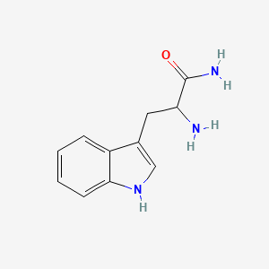 molecular formula C11H13N3O B1293849 2-Amino-3-(1H-indol-3-yl)propanamide CAS No. 6720-02-1