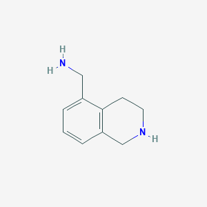 molecular formula C10H14N2 B12938490 (1,2,3,4-Tetrahydroisoquinolin-5-yl)methanamine 