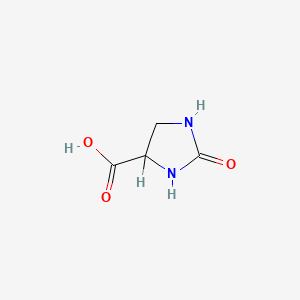 molecular formula C4H6N2O3 B1293850 2-Oxoimidazolidine-4-carboxylic acid CAS No. 21277-16-7