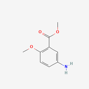 molecular formula C9H11NO3 B1293854 Methyl 5-amino-2-methoxybenzoate CAS No. 22802-67-1