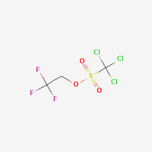molecular formula C3H2Cl3F3O3S B1293860 2,2,2-Trifluoroethyl trichloromethanesulfonate CAS No. 23199-56-6