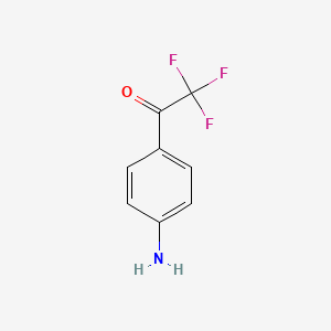 molecular formula C8H6F3NO B1293864 1-(4-Aminophenyl)-2,2,2-trifluoroethan-1-one CAS No. 23516-79-2