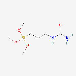 molecular formula C7H18N2O4Si B1293870 1-[3-(三甲氧基硅基)丙基]脲 CAS No. 23843-64-3