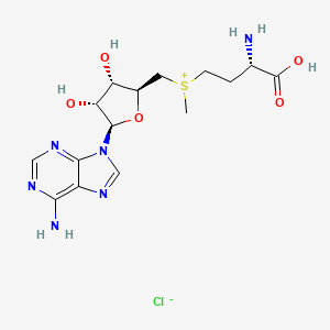 molecular formula C15H23ClN6O5S B1293873 S-adenosylmethionine chloride CAS No. 24346-00-7