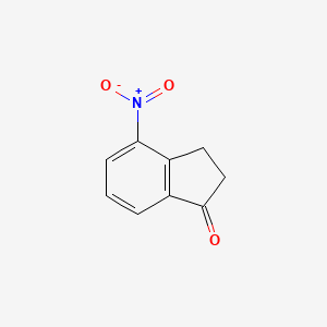 molecular formula C9H7NO3 B1293876 4-硝基茚满-1-酮 CAS No. 24623-25-4