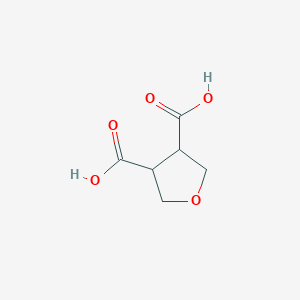 molecular formula C6H8O5 B12938769 Tetrahydrofuran-3,4-dicarboxylic acid 