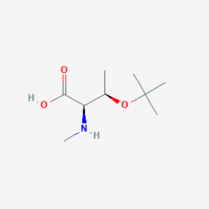 molecular formula C9H19NO3 B12938836 O-(tert-Butyl)-N-methyl-D-allothreonine 