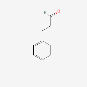 molecular formula C10H12O B1293889 Benzenepropanal, 4-methyl- CAS No. 5406-12-2