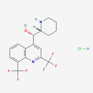 molecular formula C17H17ClF6N2O B1293894 Mefloquine Hydrochloride CAS No. 51742-86-0