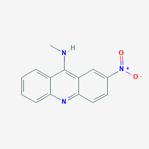 molecular formula C14H11N3O2 B12939052 N-Methyl-2-nitroacridin-9-amine CAS No. 56809-13-3