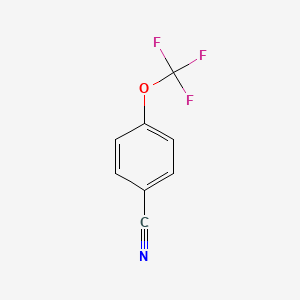 molecular formula C8H4F3NO B1293906 4-(Trifluoromethoxy)benzonitrile CAS No. 332-25-2