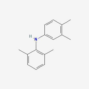 molecular formula C16H19N B12939243 N-(3,4-Dimethylphenyl)-2,6-dimethylaniline 