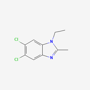 5,6-Dichloro-1-ethyl-2-methylbenzimidazole