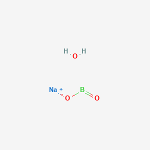 molecular formula BH2NaO3 B12939451 Sodium;oxido(oxo)borane;hydrate 