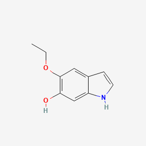molecular formula C10H11NO2 B12939490 5-Ethoxy-1H-indol-6-ol 