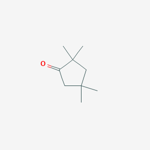 molecular formula C9H16O B1293950 2,2,4,4-Tetramethylcyclopentanone CAS No. 4694-11-5