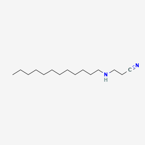 molecular formula C15H30N2 B1293957 3-(Dodecylamino)propionitrile CAS No. 4763-40-0