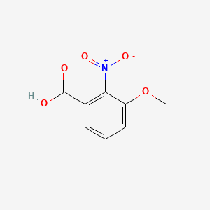 molecular formula C8H7NO5 B1293962 3-Methoxy-2-nitrobenzoic acid CAS No. 4920-80-3