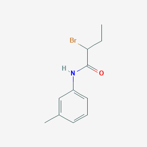 molecular formula C11H14BrNO B1293970 2-bromo-N-(3-methylphenyl)butanamide CAS No. 42276-53-9