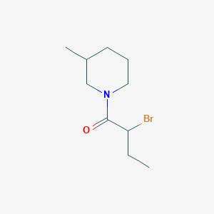 molecular formula C10H18BrNO B1293974 1-(2-Bromobutanoyl)-3-methylpiperidine CAS No. 1119451-43-2