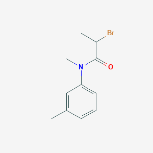 2-bromo-N-methyl-N-(3-methylphenyl)propanamide
